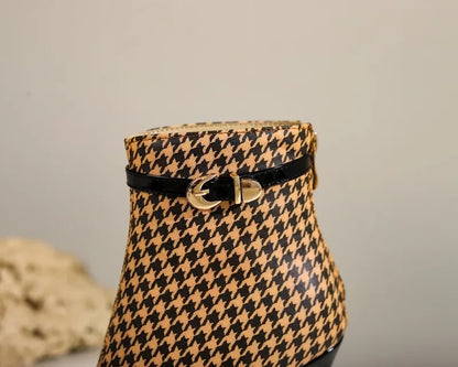 Sloane Houndstooth Stiletto